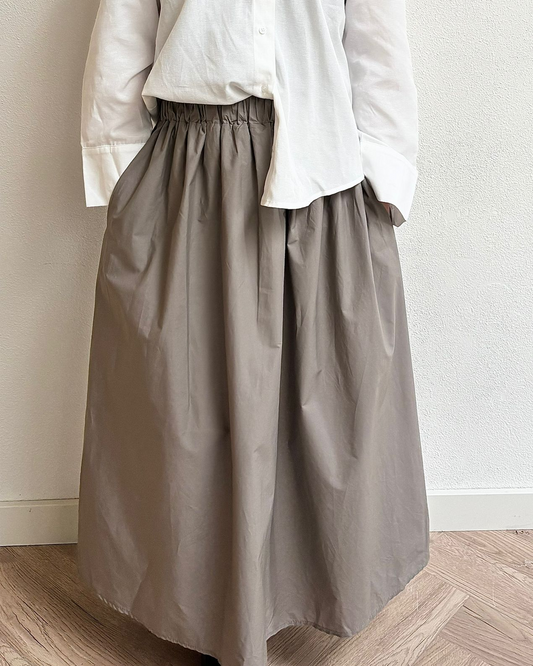 Misty Taupe Skirt